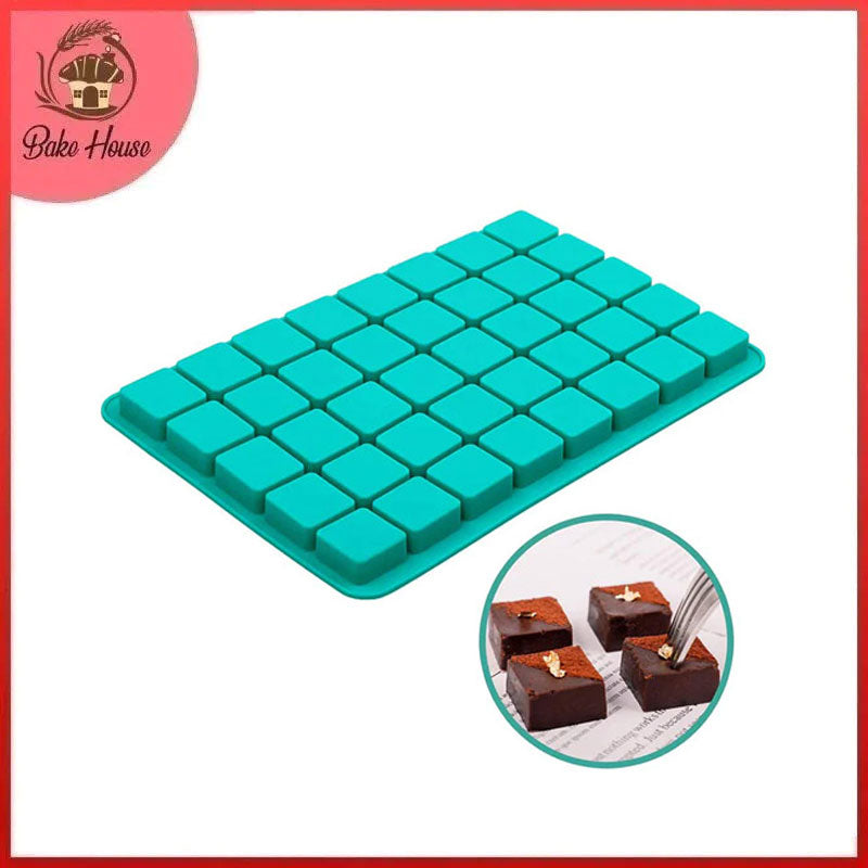 Square Caramel Candy Silicone Mold 40 Cavity