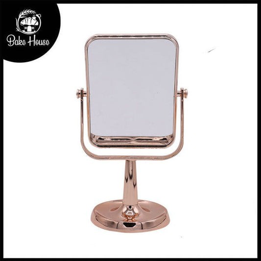 Square Double Sided Cosmetic Mirror With Stand Large