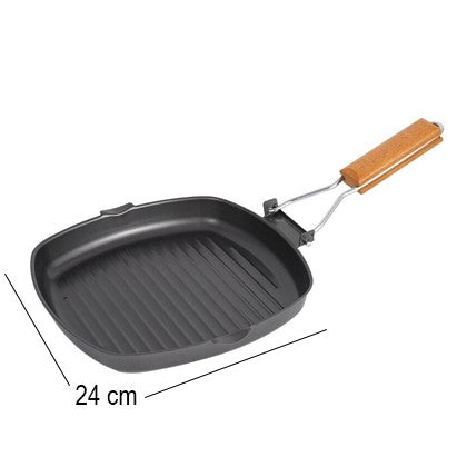 Square Grill Pan Non Stick Small 24cm