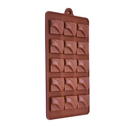Square Shape Silicone Chocolate & Candy Mold 15 Cavity
