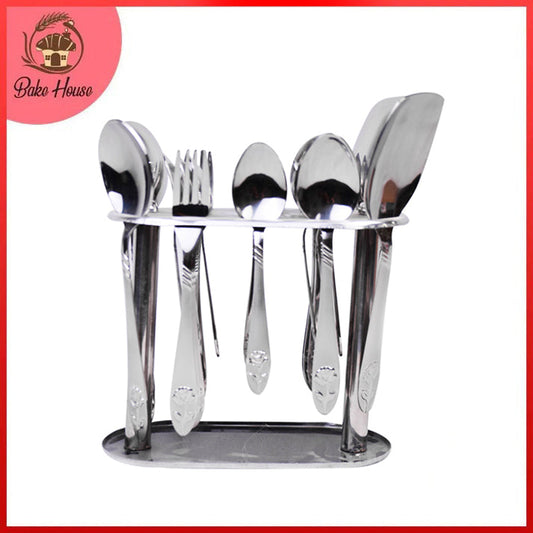 Stainless Steel 29 Pcs Cutlery Set Design 03
