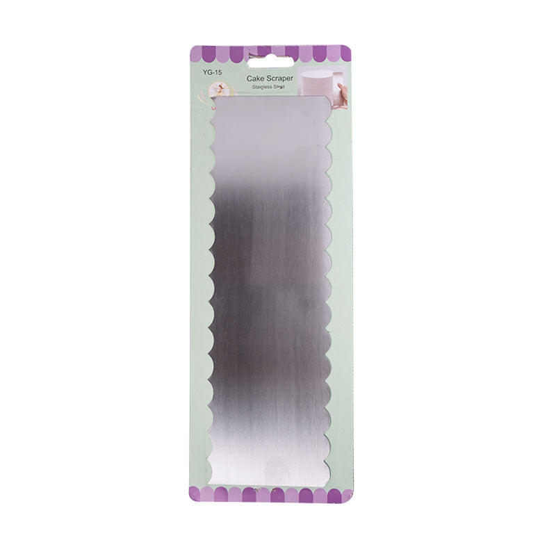 Double Sided Cake Edge Comb Stainless Steel