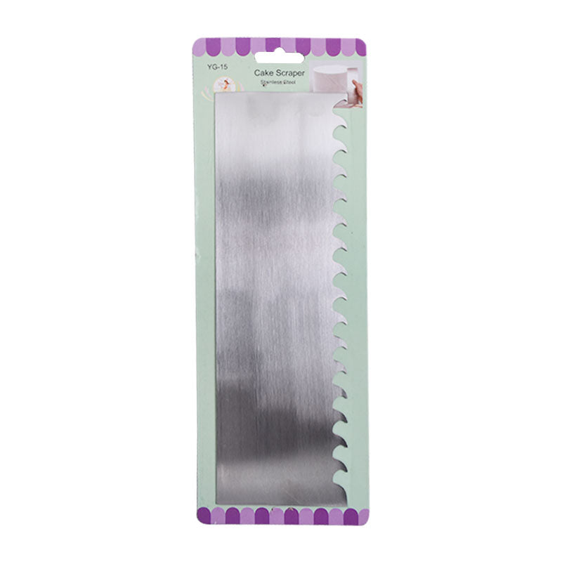 Double Sided Cake Edge Comb Stainless Steel