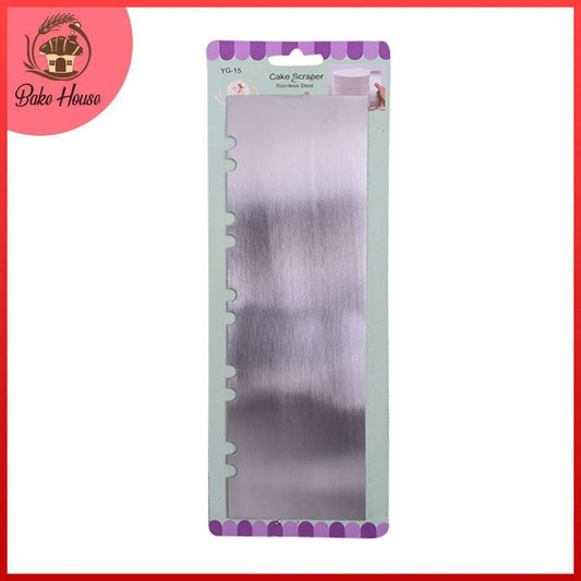 Stainless Steel Double Sided, Cake Edges Decorating Comb Design 17