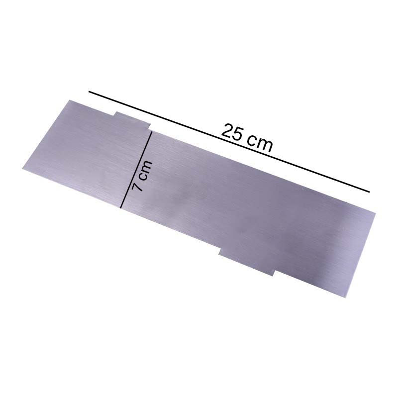Double Sided Cake Edge Comb Stainless Steel