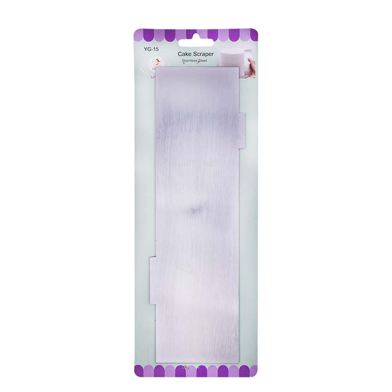 Double Sided Cake Edge Comb Stainless Steel