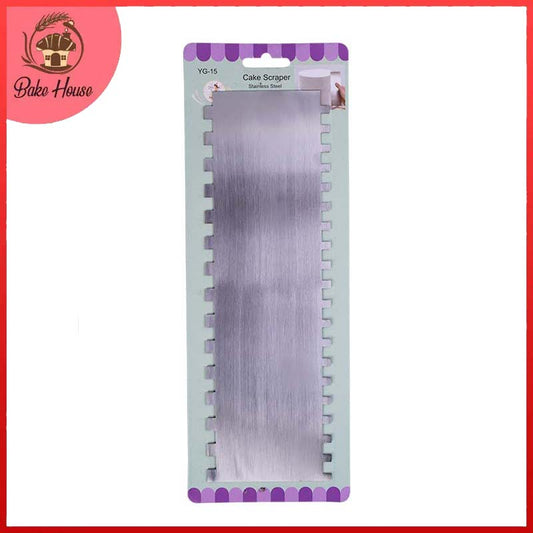 Stainless Steel Double Sided, Cake Edges Decorating Comb Design 20