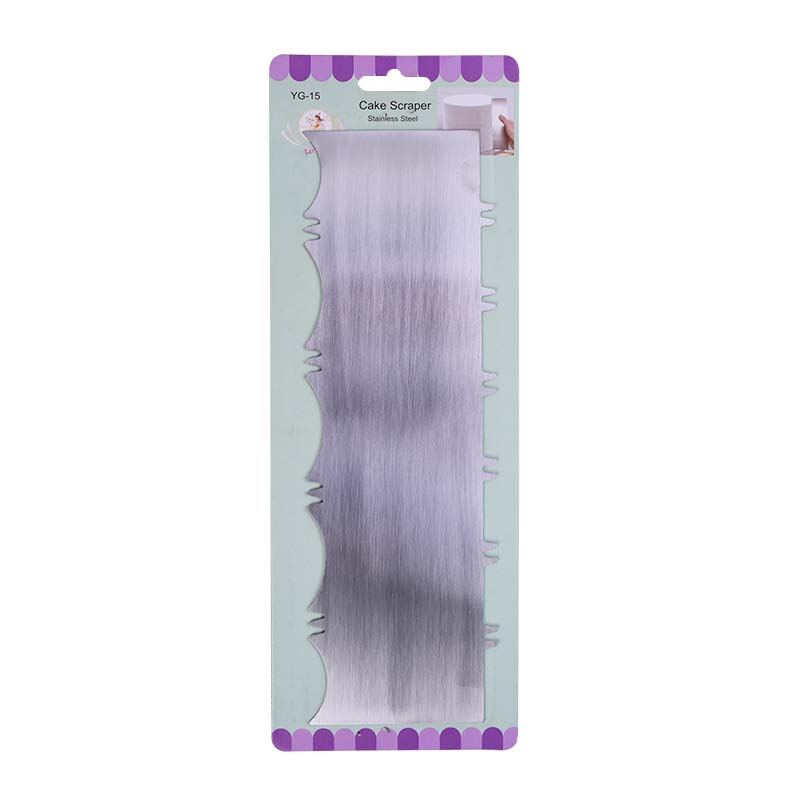 Double Sided Cake Edge Comb Stainless Steel