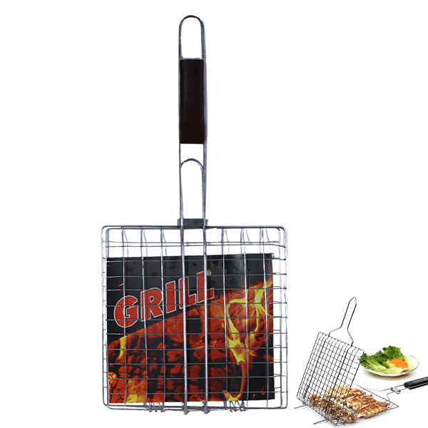 Stainless Steel Folding BBQ Grill (30x30x60)