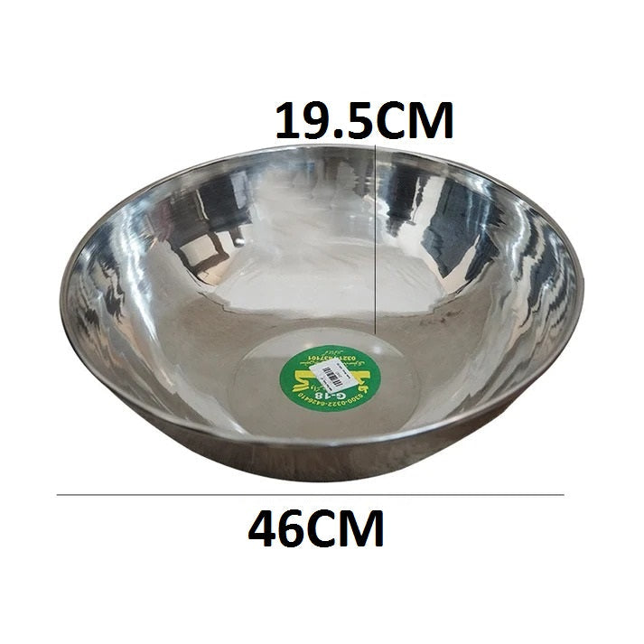 Stainless Steel Mixing Bowl 46cm