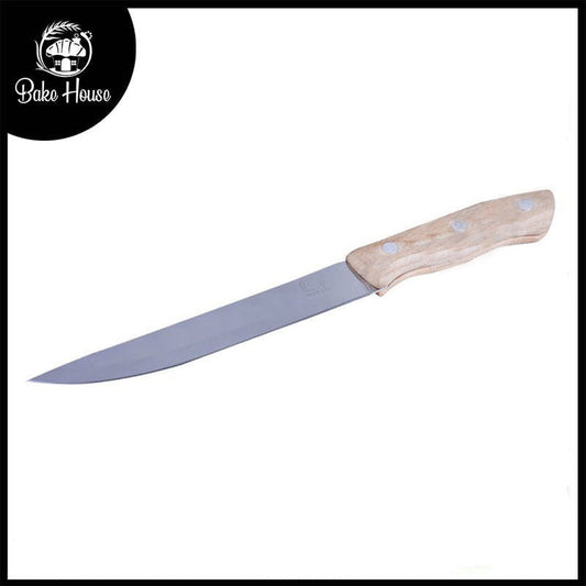 Stainless Steel Multi Purpose Kitchen Knife with Wood Handle 26cm