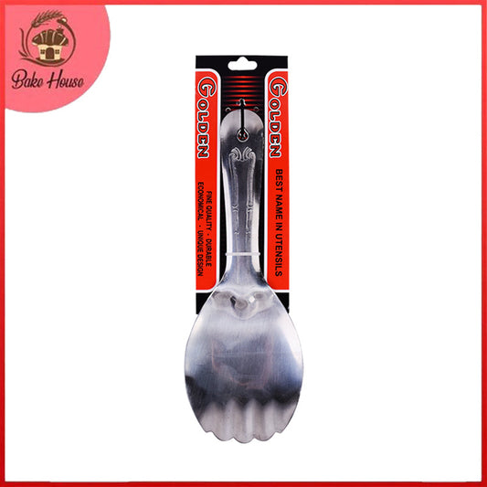Stainless Steel Rice Serving Spoon 2 Pcs Set Design 01