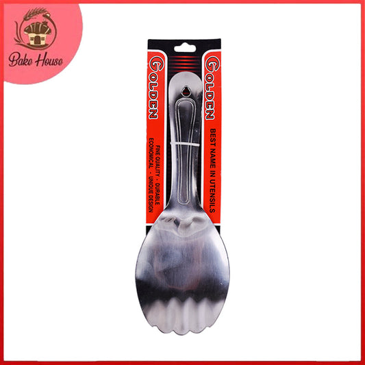 Stainless Steel Rice Serving Spoon 2 Pcs Set Design 02