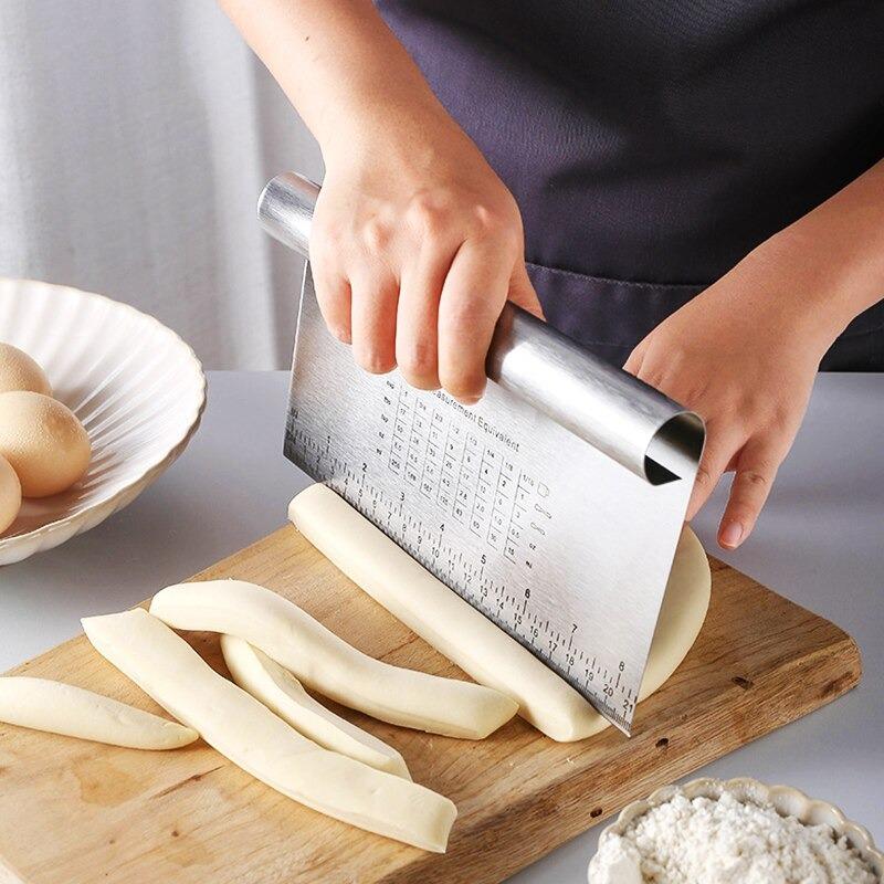 Stainless Steel Scraper Dough Cutter 30CM Bake House The Baking Treasure