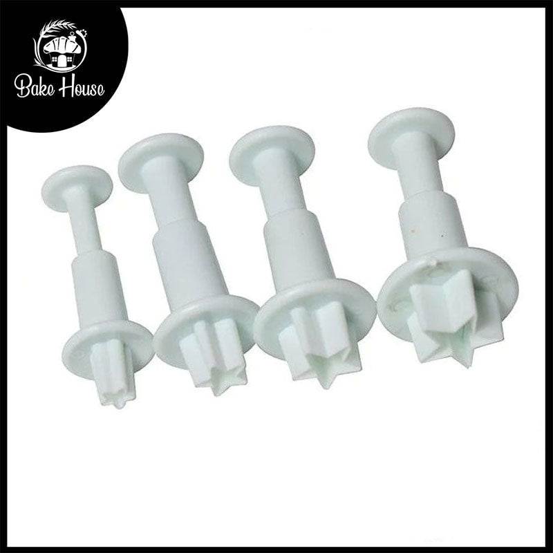 Star Plunger Cutter 4Pcs Set Plastic