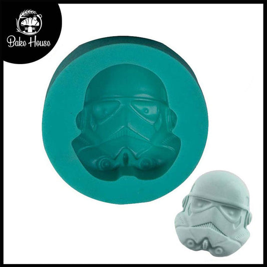 Stormtrooper Character Mask Silicone Fondant Mold