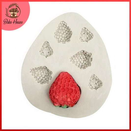 Strawberry Silicone Fondant & Chocolate Mold 7 Cavity