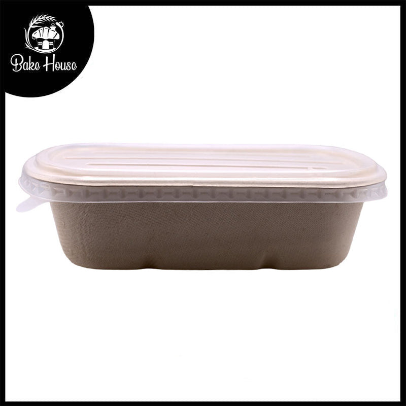 Sugarcane Bagasse Oval Lunch Box 1000ml