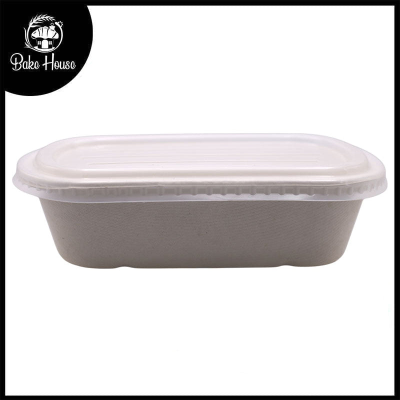 Sugarcane Bagasse Oval Lunch Box 750ml