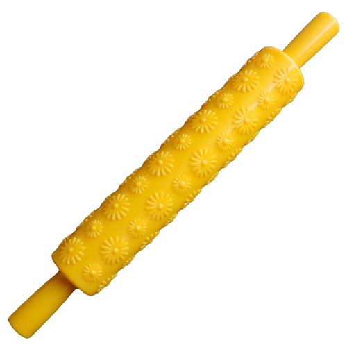 Sunflower Design Rolling Pin Plastic