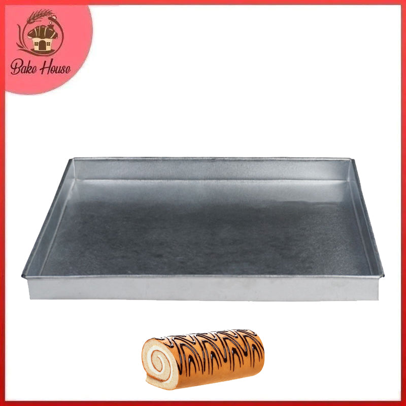 Swiss Roll Baking Tray Rectangle 12 X 16 Inch Galvanized Steel