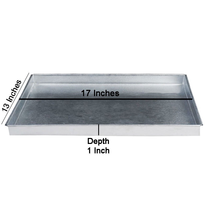 Swiss Roll Baking Tray Rectangle 13 X 17 Inch Galvanized Steel