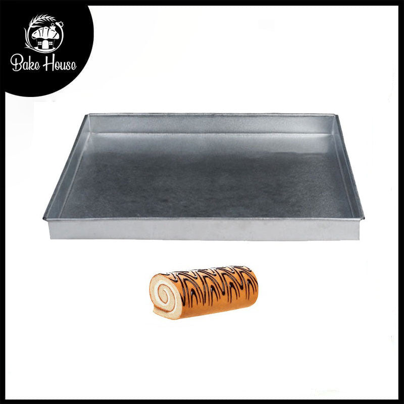 Swiss Roll Baking Tray Rectangle 12 X 16 Inch Galvanized Steel