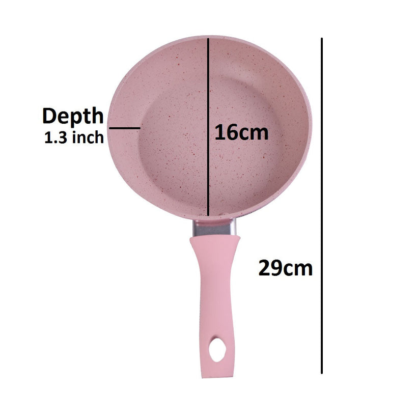 Synmore Marble Coating Non-Stick Single Egg Frying Pan 14 Cm 8 Synmore Marble Coating Non-Stick Single Egg Frying Pan 14 Cm