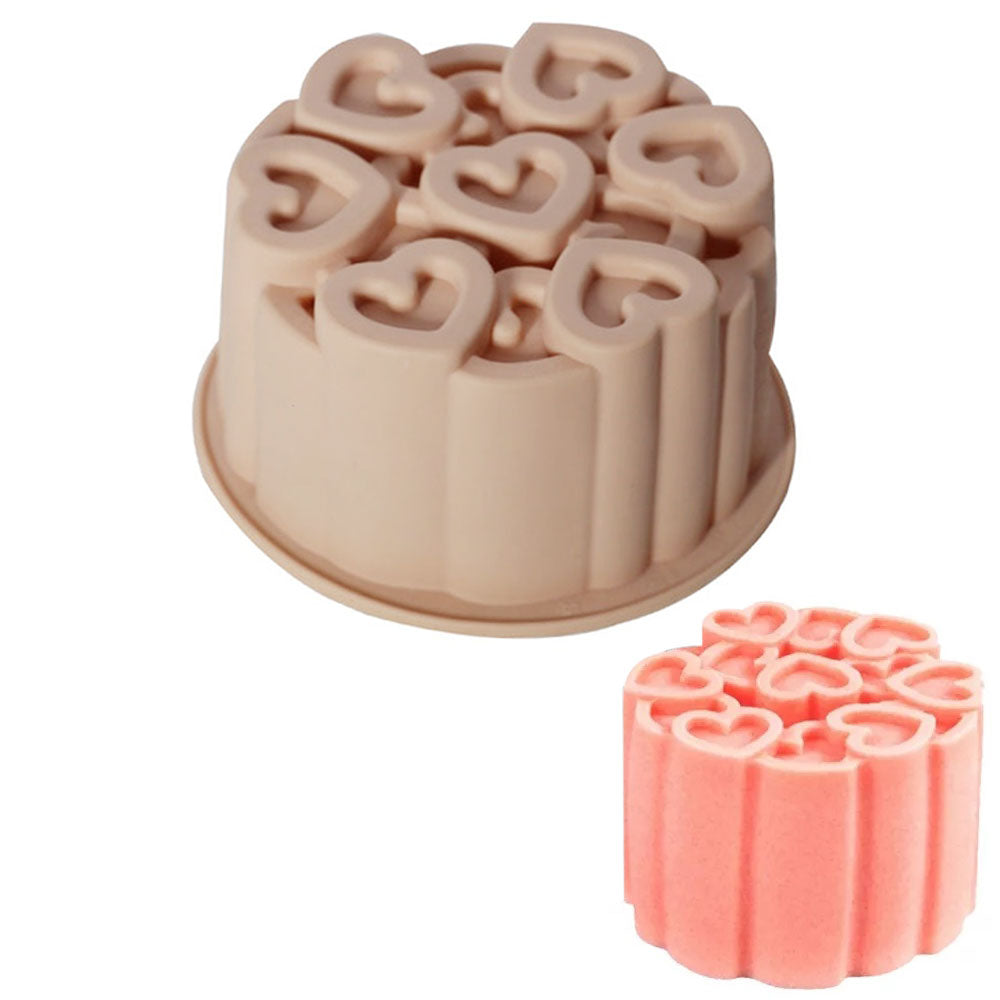 Silicone Heart Bento And Jelly Cake Mold