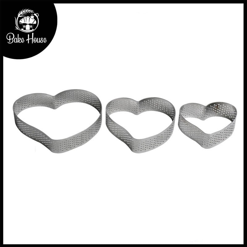 Tear Drop Heart Shape Tart Ring 3Pcs Set