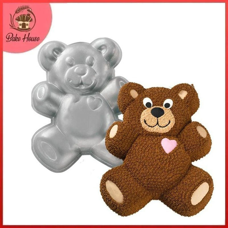 Teddy Bear Aluminum Cake Mold Large Size