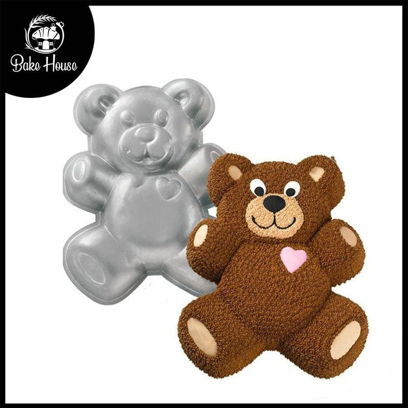 Teddy Bear Aluminium Cake Mold Large Size