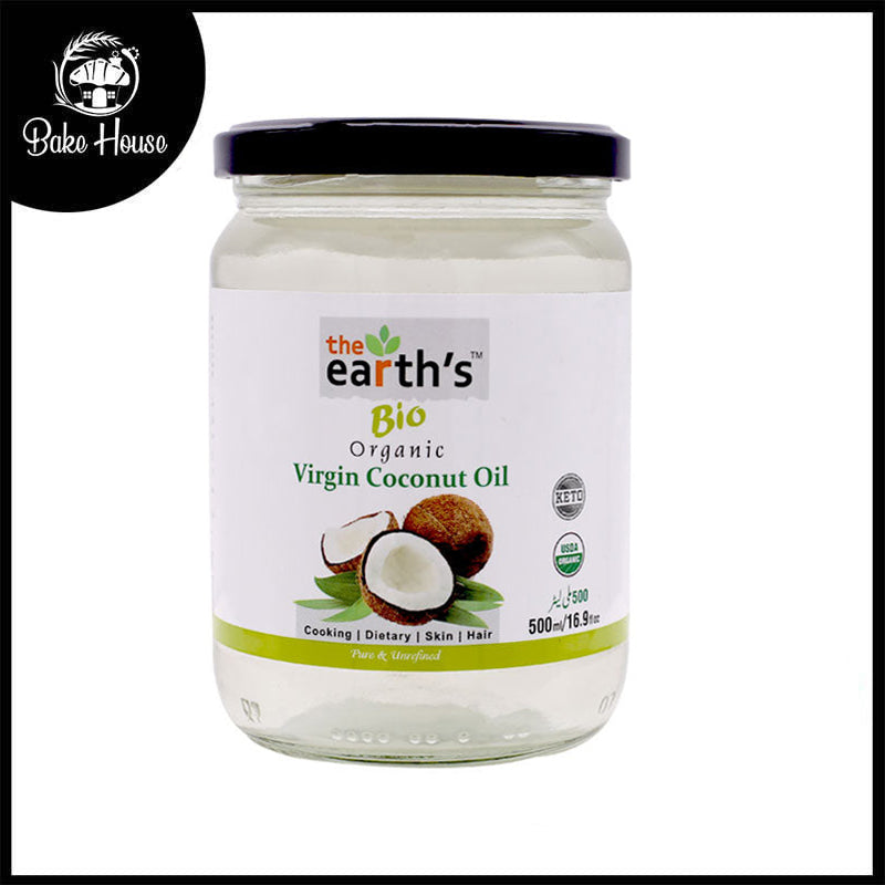 The Earth's Bio Organic Virgin Coconut Oil 500ml