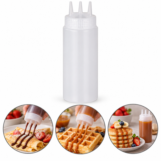 Cake Soaking Bottle Plastic 3 Nozzles 350ml