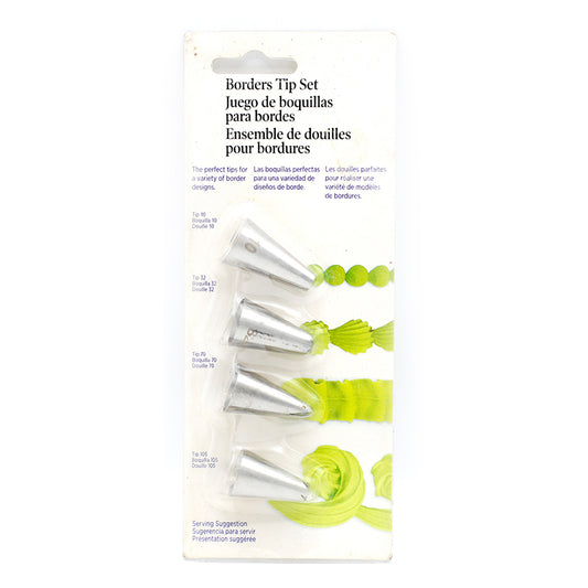 Tip (10,32,70,105) Icing Nozzle 4 Pcs Set