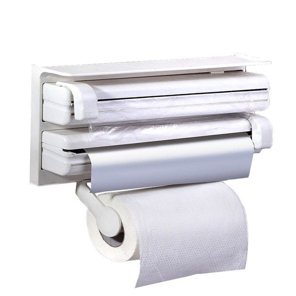 Tissue Paper, Aluminium Foil & Cling Wrap, Triple Paper Dispenser