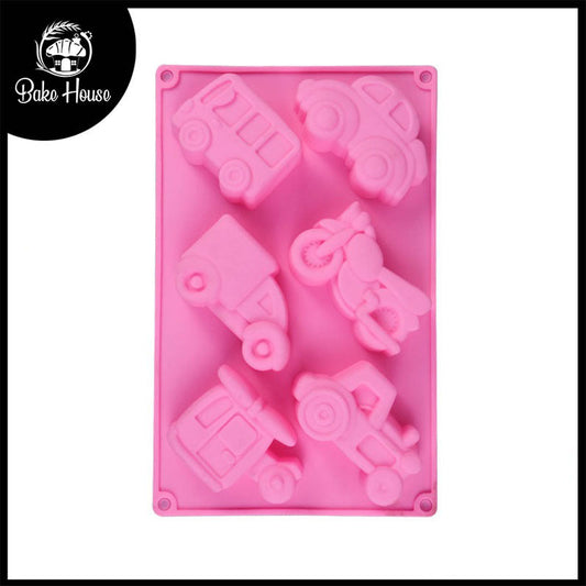 Transport 6 Cavity Silicone Soap & Baking Mold