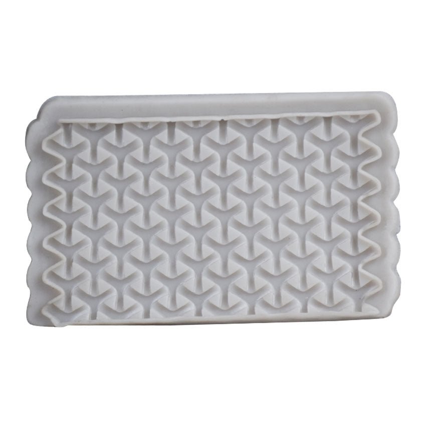 Tri Weave Design Cake Border Silicone Fondant Mold Sheet