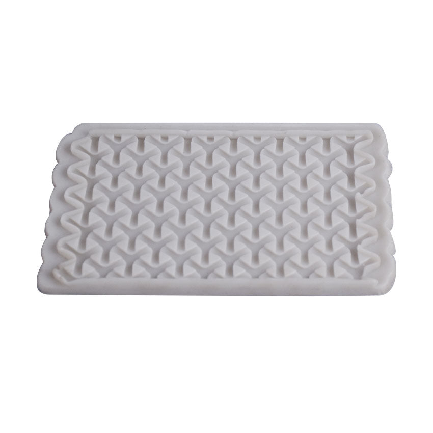 Tri Weave Design Cake Border Silicone Fondant Mold Sheet