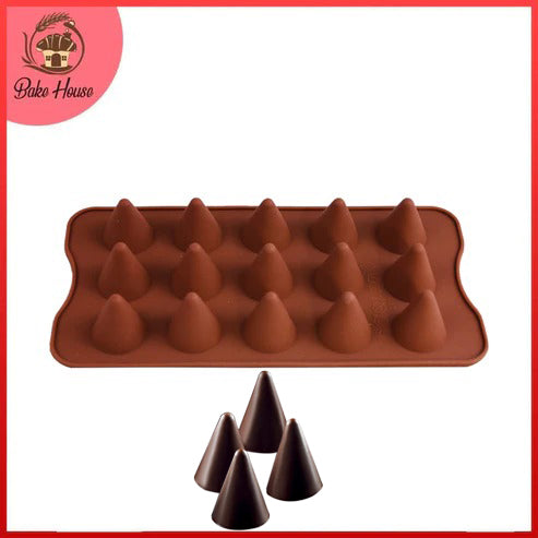 Triangle Candy Silicone Chocolate Mold 15 Cavity