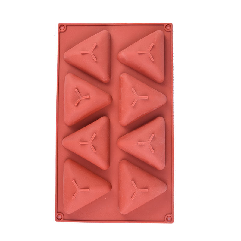 Triangle Silicone Chocolate Mold 8 Cavity