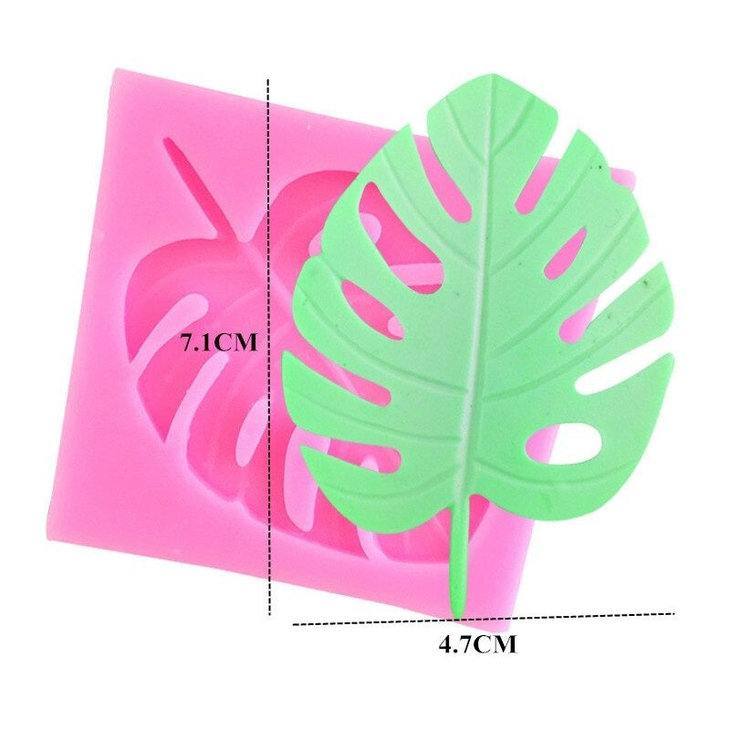 Tropical Leaf Silicone Fondant Mold