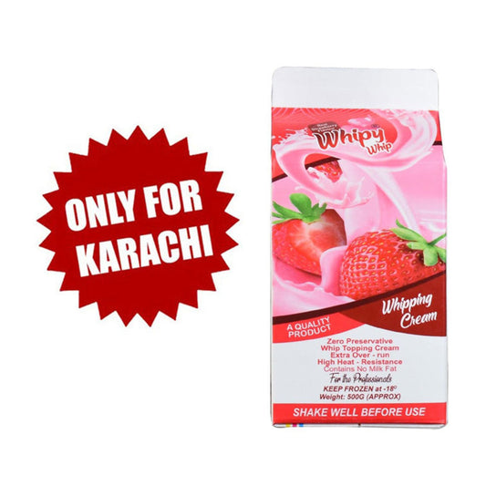 Whipy Whip Whipping Cream Strawberry Flavour 500g