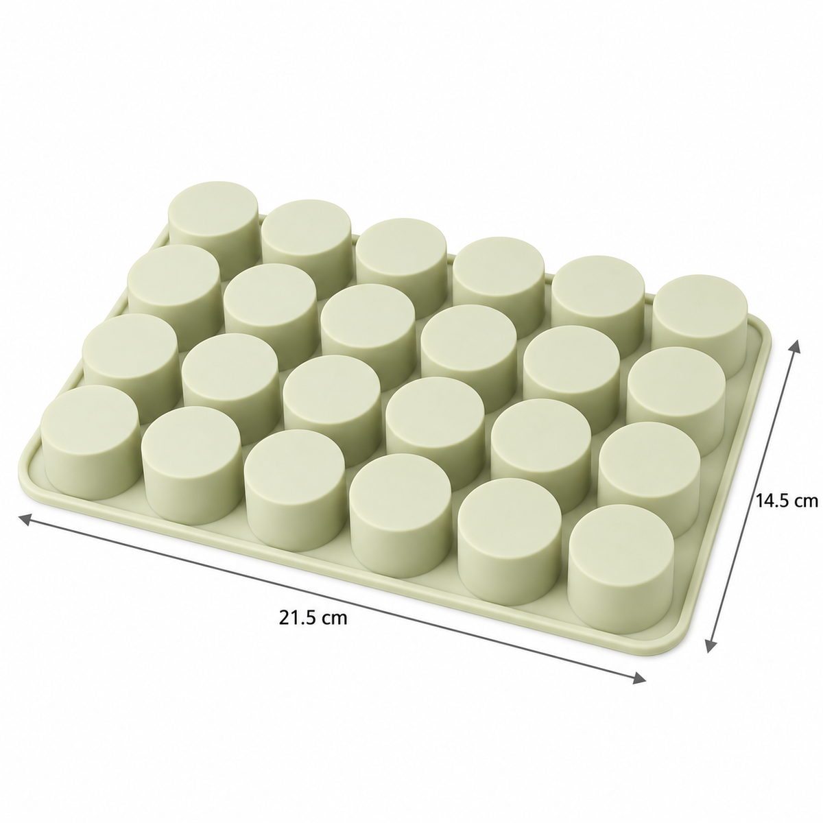 Round Shape Silicone Baking Mold 24 Cavity