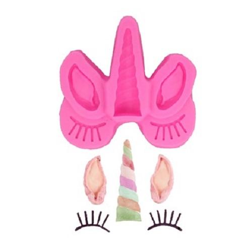 Unicorn Ear Eye Silicone Fondant Mold