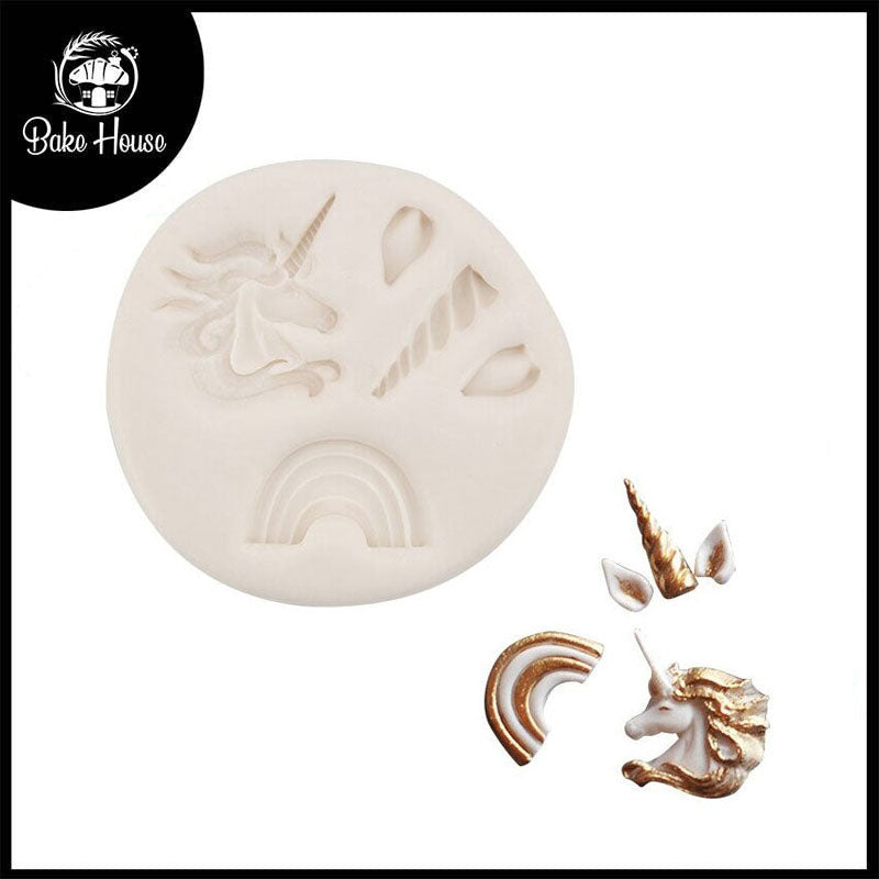 Unicorn Theme Silicone Fondant Mold