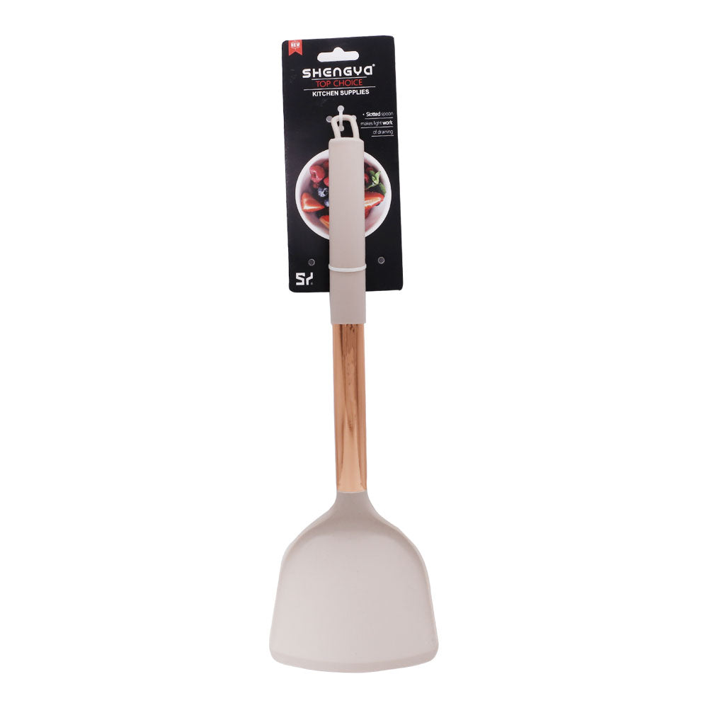 SHENGAYA Silicone Spatula Turner With Copper Handle