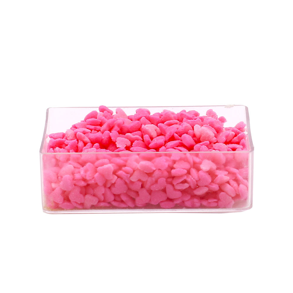 Mini Pink Hearts Edible Sprinkle 30g Pack