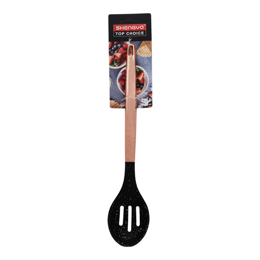 SHENGAYA Silicone Slotted Spoon With Copper Handle