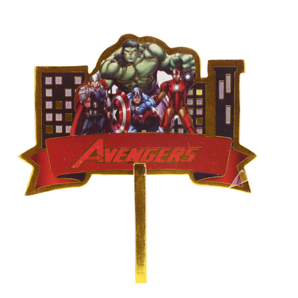 Avengers Happy Birthday Cake Topper